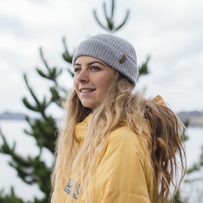Passenger Exclusive Compass Beanie Light Grey