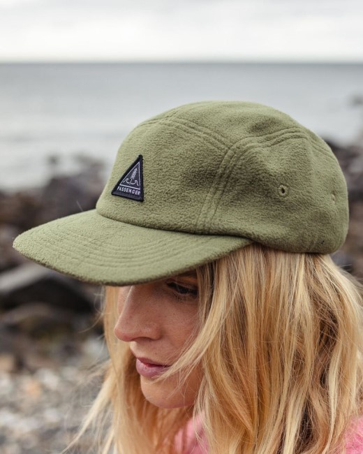 Passenger Exclusive Pine Recycled Polar Fleece Cap Khaki