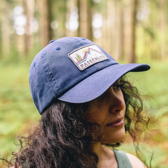 Passenger Exclusive Tristate Recycled Cotton Snapback Cap Ensign Blue