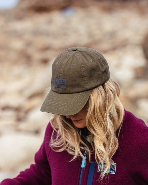 Passenger Exclusive Canopy Recycled Cotton Snapback Cap Khaki