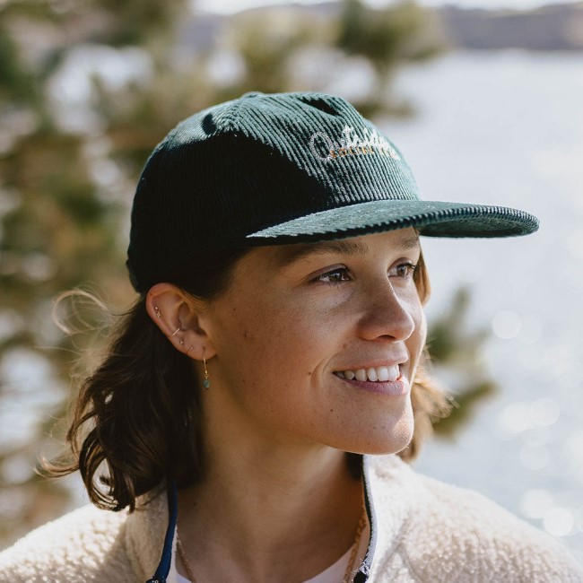 Passenger Exclusive Outsiders Recycled Cotton Cord Cap Storm Green