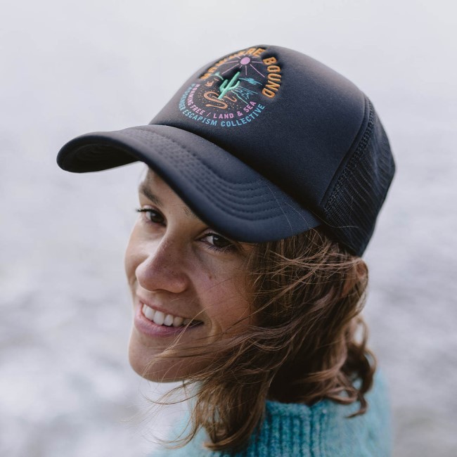 Passenger Exclusive Land & Sea Snapback Trucker Cap Black