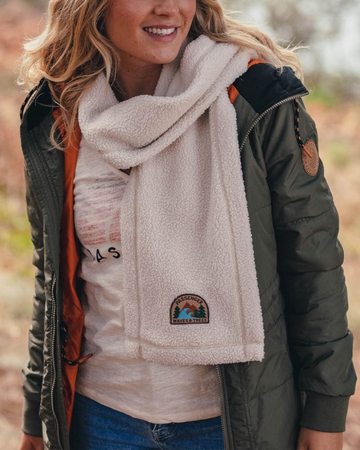 Passenger Exclusive Snug Recycled Sherpa Fleece Scarf Birch