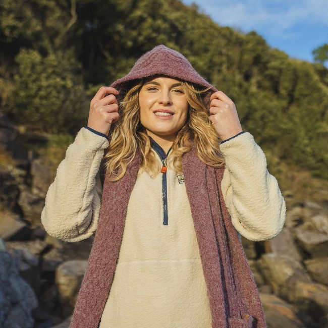 Passenger Exclusive Wandering Hooded Scarf Russet