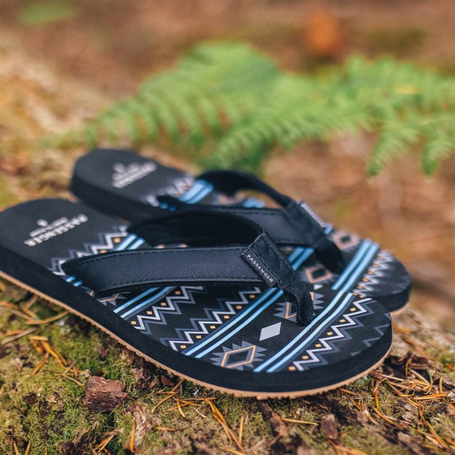 Passenger Exclusive Lima Flip Flop Black