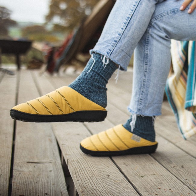 Passenger Exclusive Sole Recycled Slipper Ochre Yellow