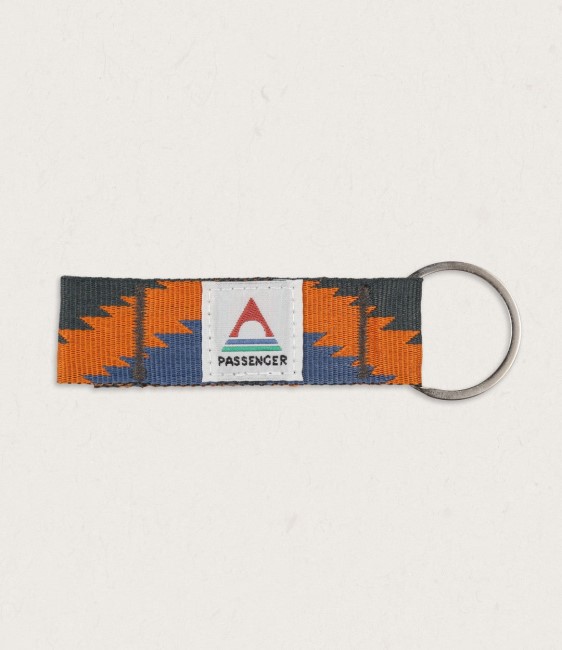 Passenger Exclusive Travel Key Ring Navy Jacquard